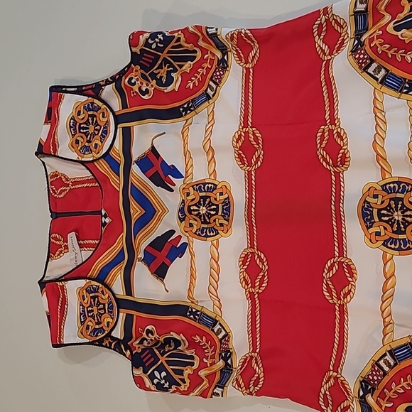 EUC VTG Anthony Sicari Regal Themed Maximilist Slip Dress - Picture 3 of 15